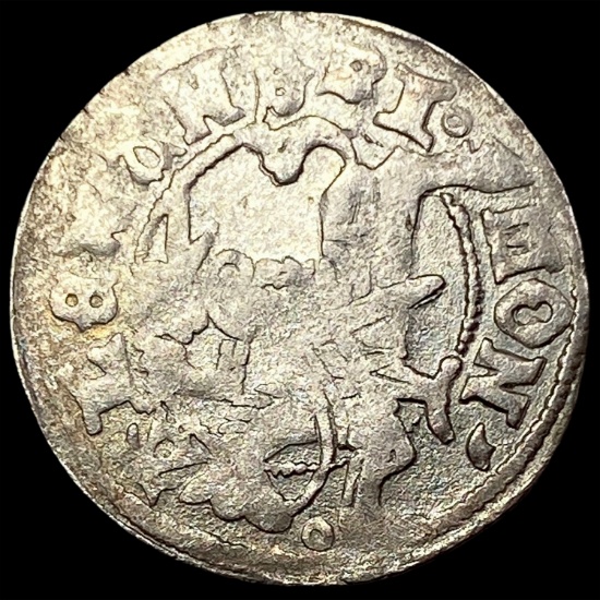 1500's-1600's Lithuania SIlver Grosz CLOSELY UNCIRCULATED