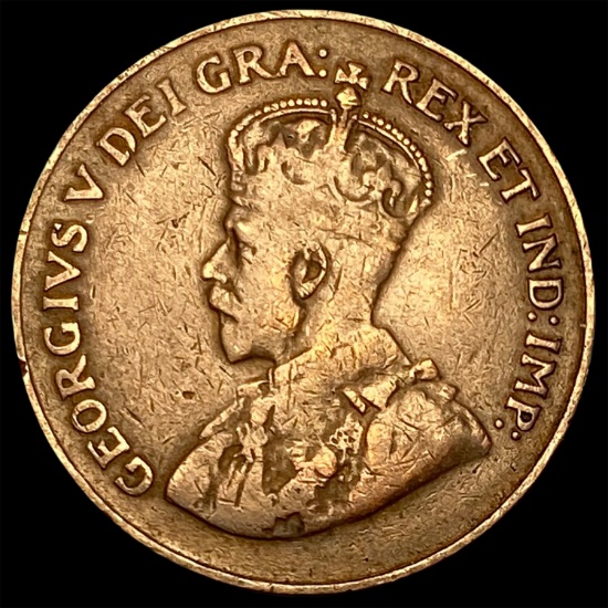 1923 Canada 1 Cent LIGHTLY CIRCULATED