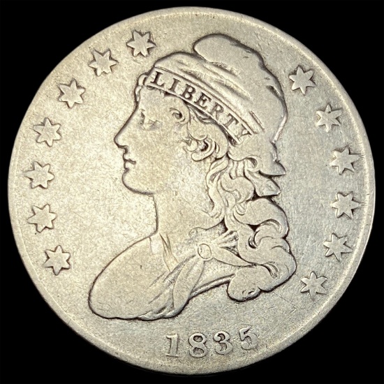 1835 Capped Bust Half Dollar NICELY CIRCULATED
