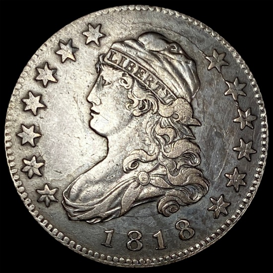 1818 Capped Bust Quarter NEARLY UNCIRCULATED
