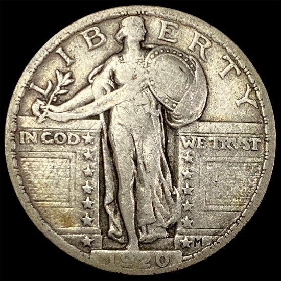 1920 Standing Liberty Quarter LIGHTLY CIRCULATED