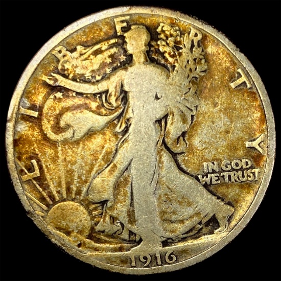 1916 Walking Liberty Half Dollar NICELY CIRCULATED
