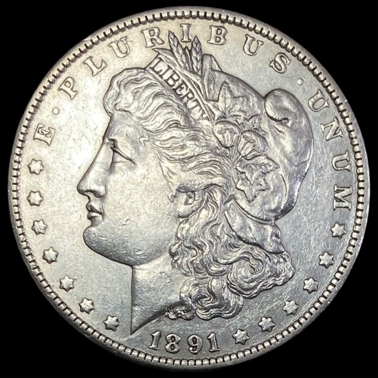 1891-O Silver Morgan Dollar CLOSE UNC