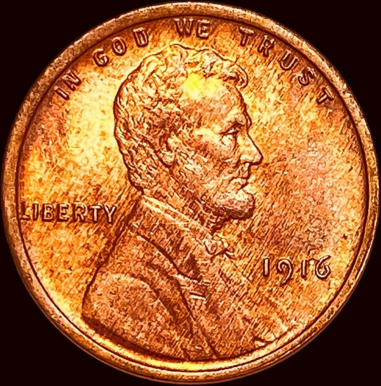 1916 Red Lincoln Wheat Cent UNCIRCULATED