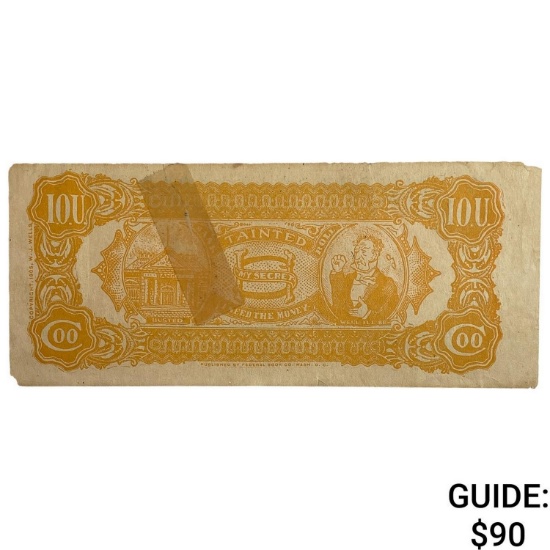 1905 Teddy Roosevelt Political Satire IOU 3