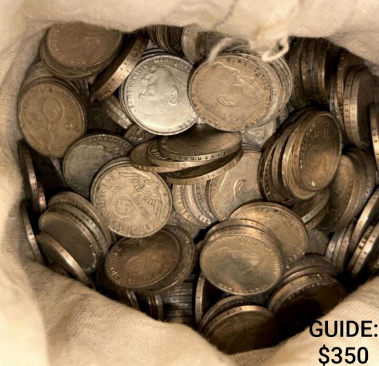 [10 Coins] 1936-1939 Germany Silver 2 Reichsmark