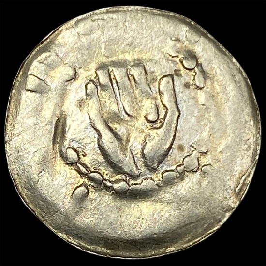 1250-1300 Schwabisch Hall Silver Hand Heller CLOSELY UNCIRCULATED