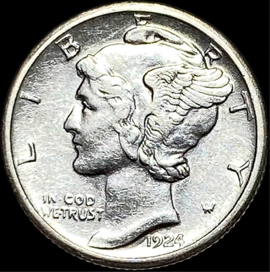 1924-S Silver Mercury Dime  UNCIRCULATED