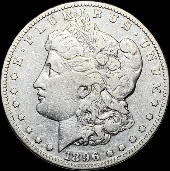 1896-S Silver Morgan Dollar  LIGHTLY CIRCULATED