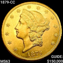 1879-CC $20 Gold Double Eagle CHOICE BU