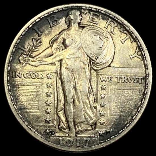 1917-D Type 2 Standing Liberty Quarter CLOSELY UNCIRCULATED