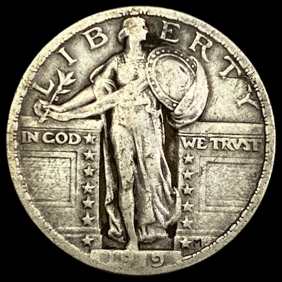 1919-S Standing Liberty Quarter LIGHTLY CIRCULATED