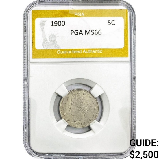 1900 Liberty Victory Nickel PGA MS66