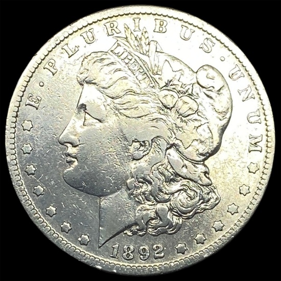 1892-S Silver Morgan Dollar NEARLY UNCIRCULATED