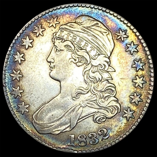 1832 Silver Capped Bust Half Dollar NEARLY UNCIRCULATED
