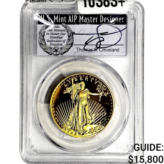 2017-W(2020) 1oz Gold $50 Eagle PCGS PR70 DCAM
