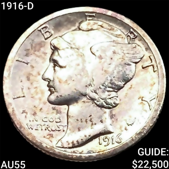 1916-D Mercury Dime HIGH GRADE