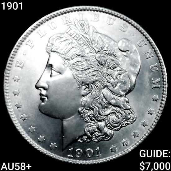 1901 Morgan Silver Dollar CHOICE AU+
