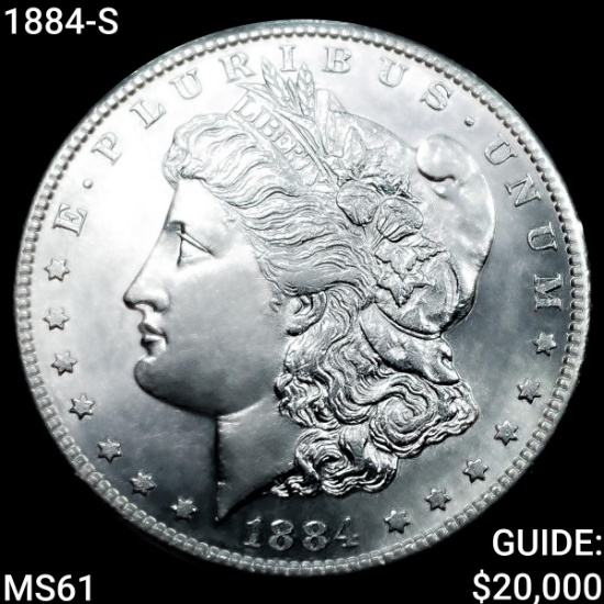 1884-S Morgan Silver Dollar UNCIRCULATED