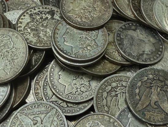 [20 coins] 1878-1921 Morgan Dollar Roll Nice Circ