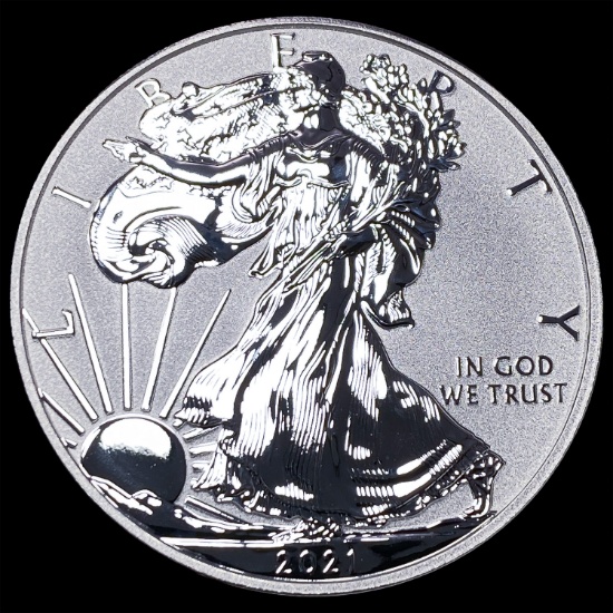 2021-W 1oz Silver American Eagle $1 GEM PROOF