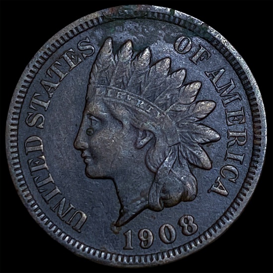 1908-S Indian Head Cent NEARLY UNCIRCULATED