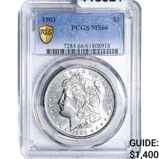 1903 Morgan Silver Dollar PCGS MS66
