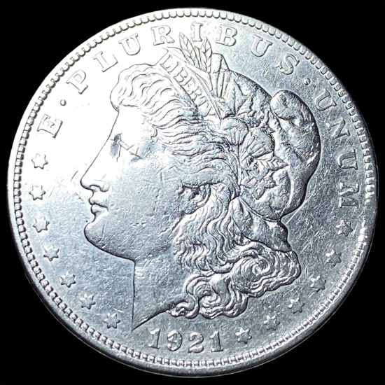 1921-D Silver Morgan Dollar NEARLY UNCIRCULATED