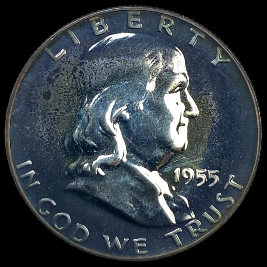 1955 Silver Franklin Half Dollar CHOICE PROOF