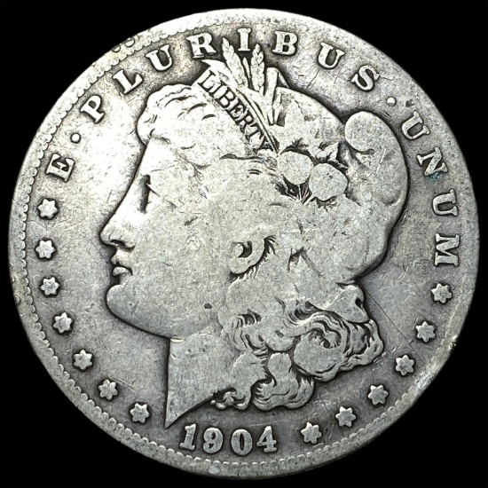 1904-S Silver Morgan Dollar NICELY CIRCULATED