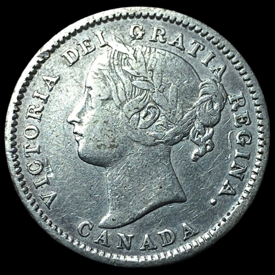 1901 Canada Silver 10 Cents