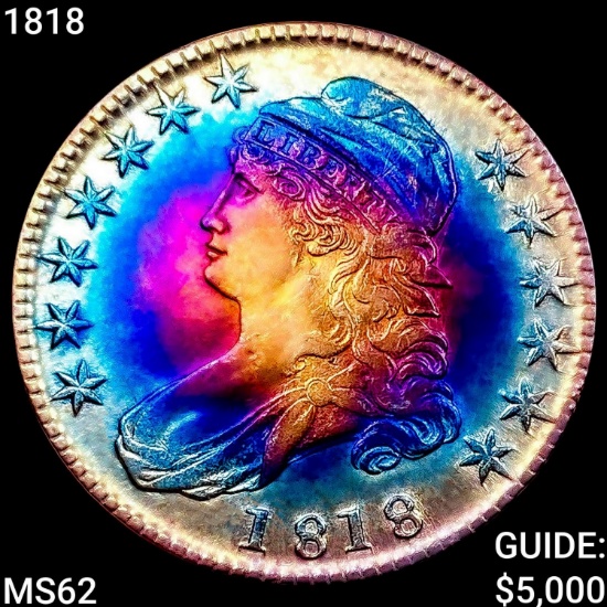 1818 Capped Bust Half Dollar UNCIRCULATED