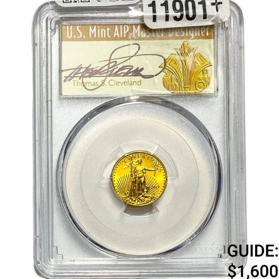 2017 1/10oz Gold American Eagle $5 PCGS MS70