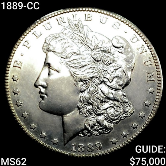 1889-CC Morgan Silver Dollar UNCIRCULATED