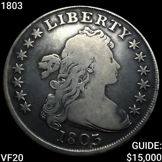 1803 Draped Bust Dollar LIGHTLY CIRCULATED