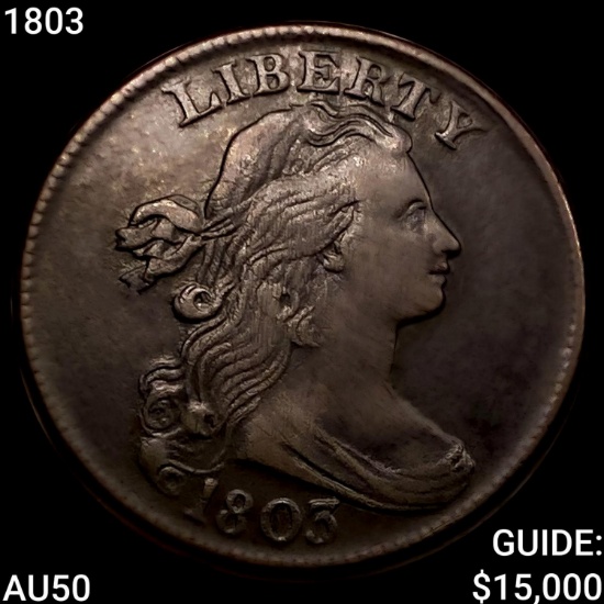 1803 Draped Bust Large Cent CLOSELY UNCIRCULATED