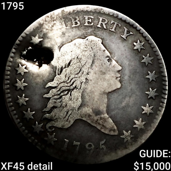 1795 Flowing Hair Half Dollar NEARLY UNCIRCULATED