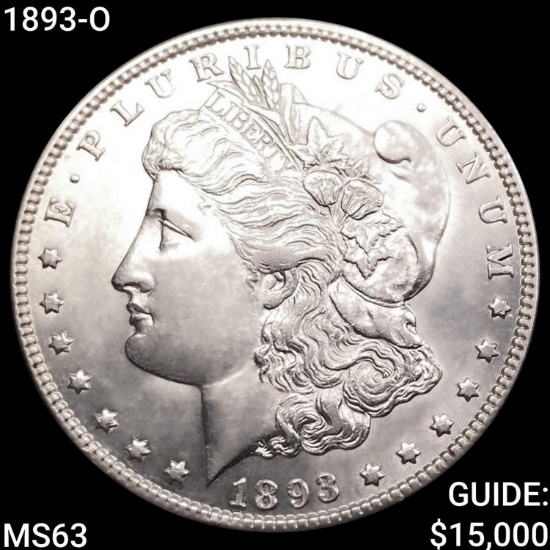 1893-O Morgan Silver Dollar CHOICE BU