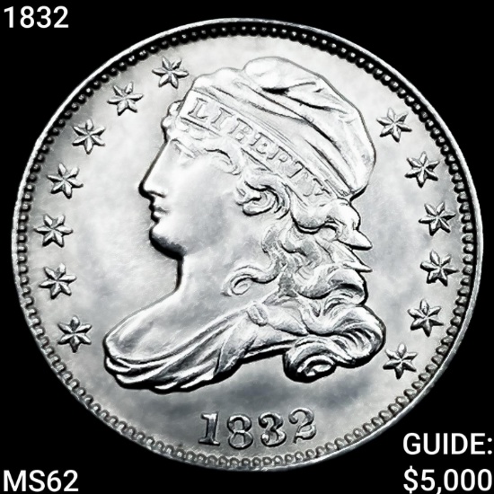 1832 Capped Bust Dime UNCIRCULATED