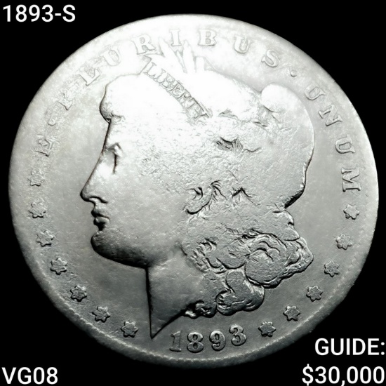 1893-S Morgan Silver Dollar NICELY CIRCULATED
