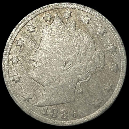 1886 Liberty Head Nickel NICELY CIRCULATED