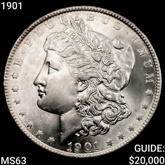 1901 Morgan Silver Dollar CHOICE BU