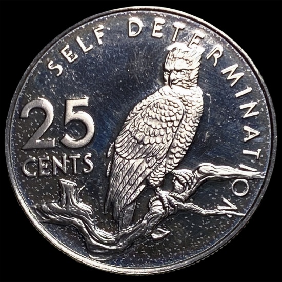 1978 Guyana Copper Nickel 25 Cents