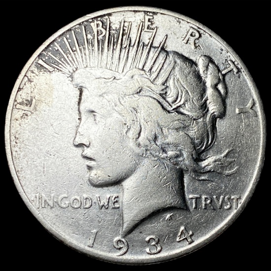 1934-D Silver Peace Dollar LIGHTLY CIRCULATED