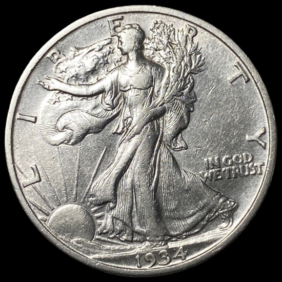 1934-S Silver Walking Liberty Half Dollar  UNCIRCULATED