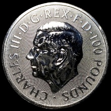 2024 Platinum 1 oz Ã‚Â£100 Tudor Dragon C