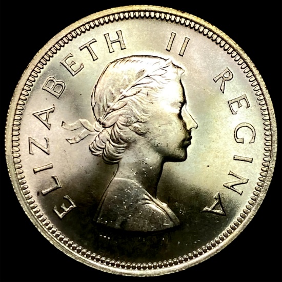 1959 South Africa Silver 2 1/2 Shillings GEM BU