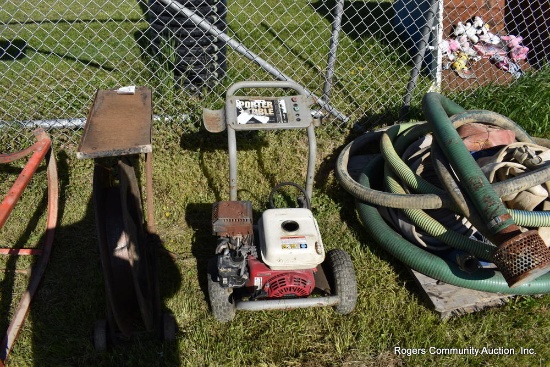 Pressure Washer Frame W/ Motor & Pump