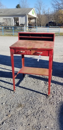 Red Work Desk - 34" X 30"