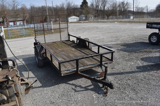 5' X 10' Trailer W/ Ramp Gate - No Title